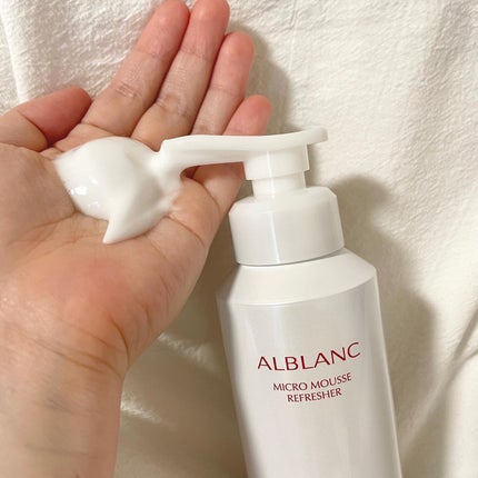 マイクロムース リフレッシャー/ALBLANC/泡洗顔を使ったクチコミ(4枚目)