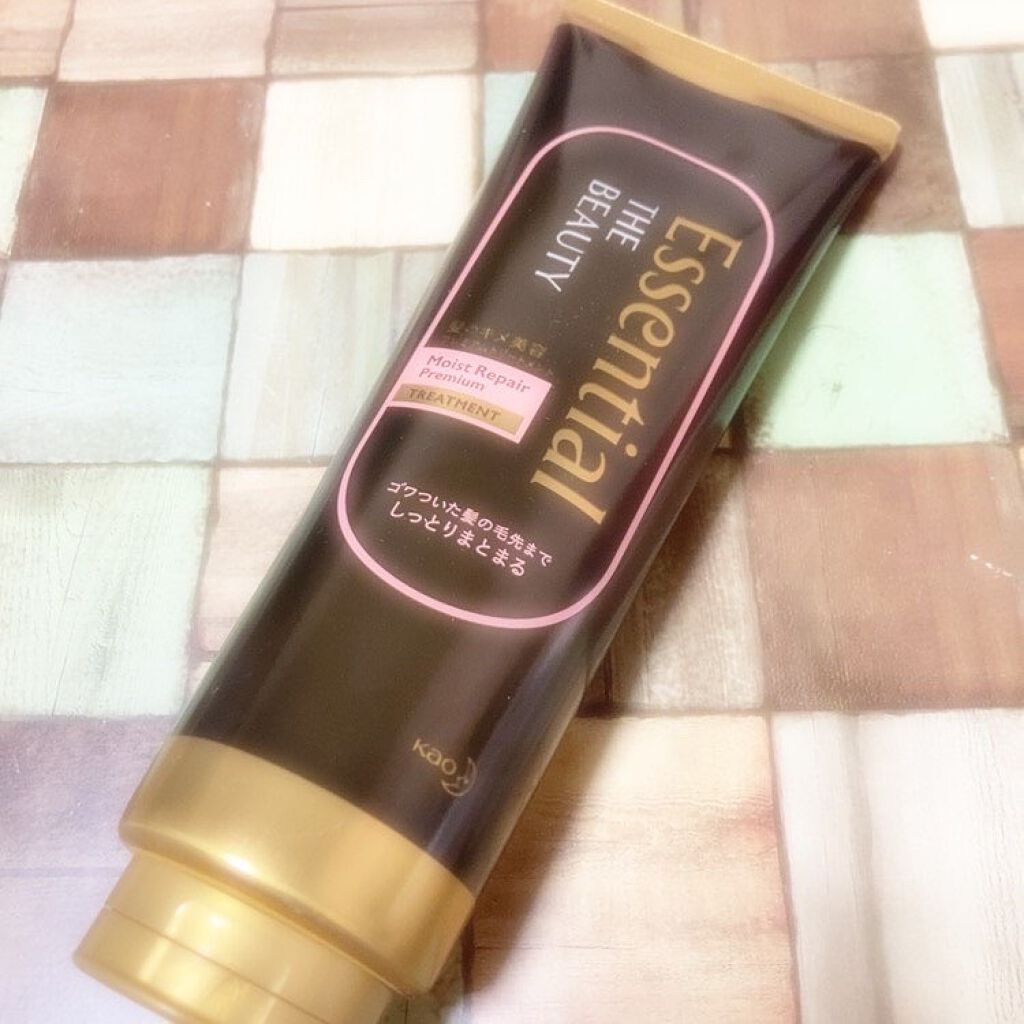 THE BEAUTY 髪のキメ美容プレミアムトリートメント<モイストリペアプレミアム>/エッセンシャル/洗い流すヘアトリートメントを使ったクチコミ(1枚目)