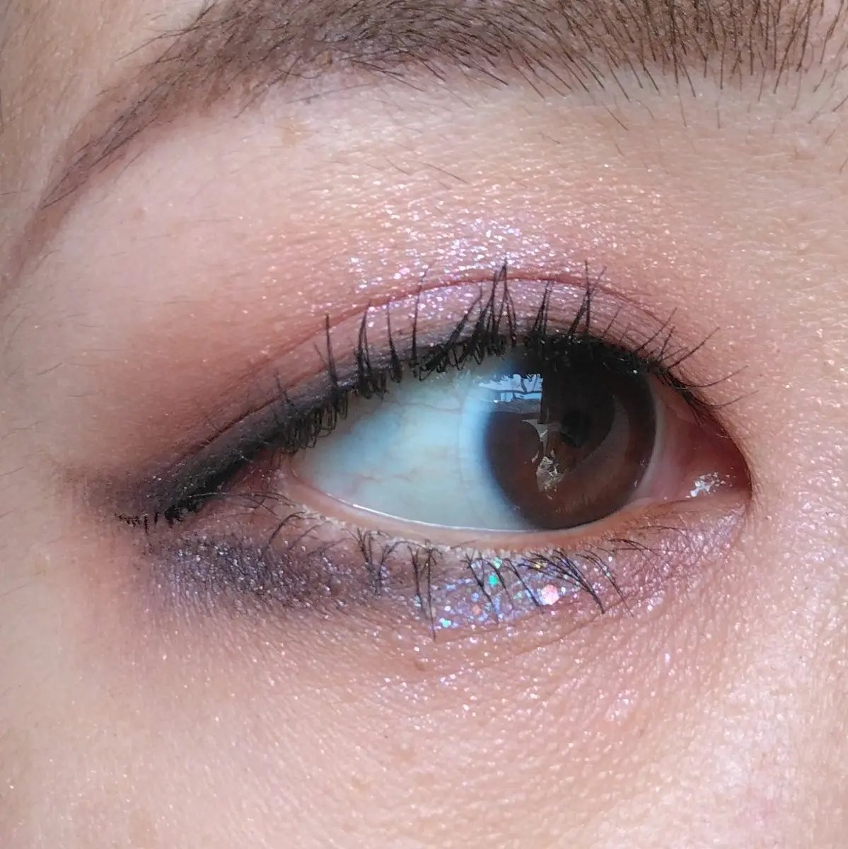 リキッド グリッター シャドウ/rom&nd/グリッターを使ったクチコミ（3枚目）