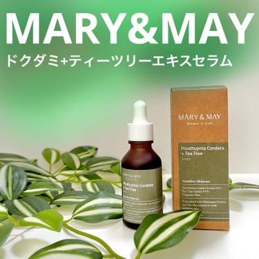 Houttuynia Cordata + Tea Tree Serum/MARY&MAY/洗顔フォームを使ったクチコミ（1枚目）