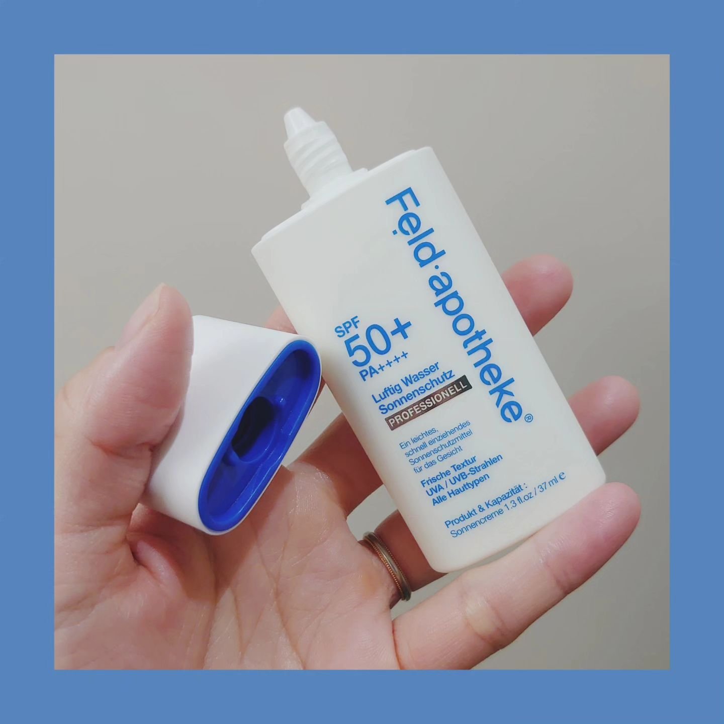 エアリーウォーターサンスクリーン プロフェッショナル/Feld Apotheke/日焼け止めローションを使ったクチコミ（2枚目）