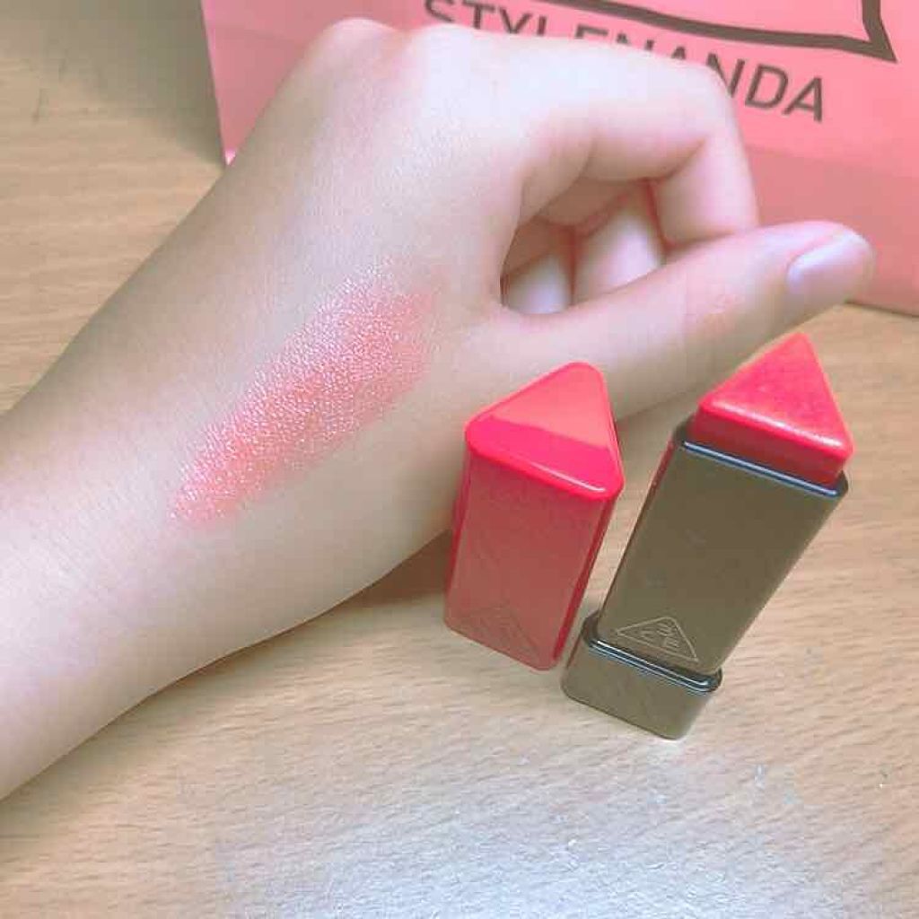 BEBE COLOR LIP BALM/3CE/口紅を使ったクチコミ(2枚目)