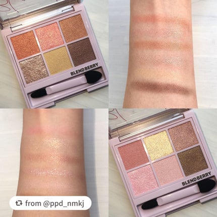 オーラクリエイション/BLEND BERRY/アイシャドウパレットを使ったクチコミ(2枚目)