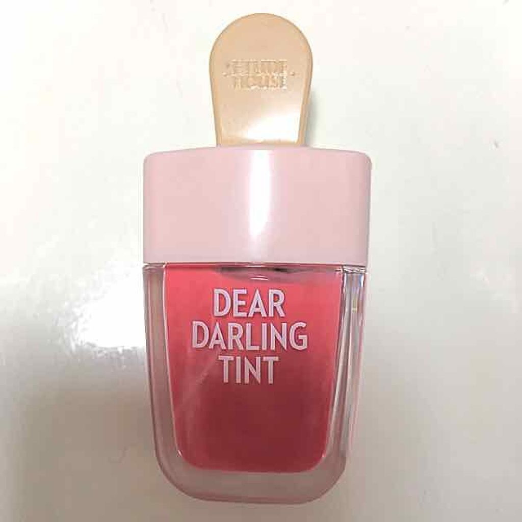 ディアダーリン ウォータージェルティント （アイスティント）/ETUDE/口紅を使ったクチコミ（2枚目）