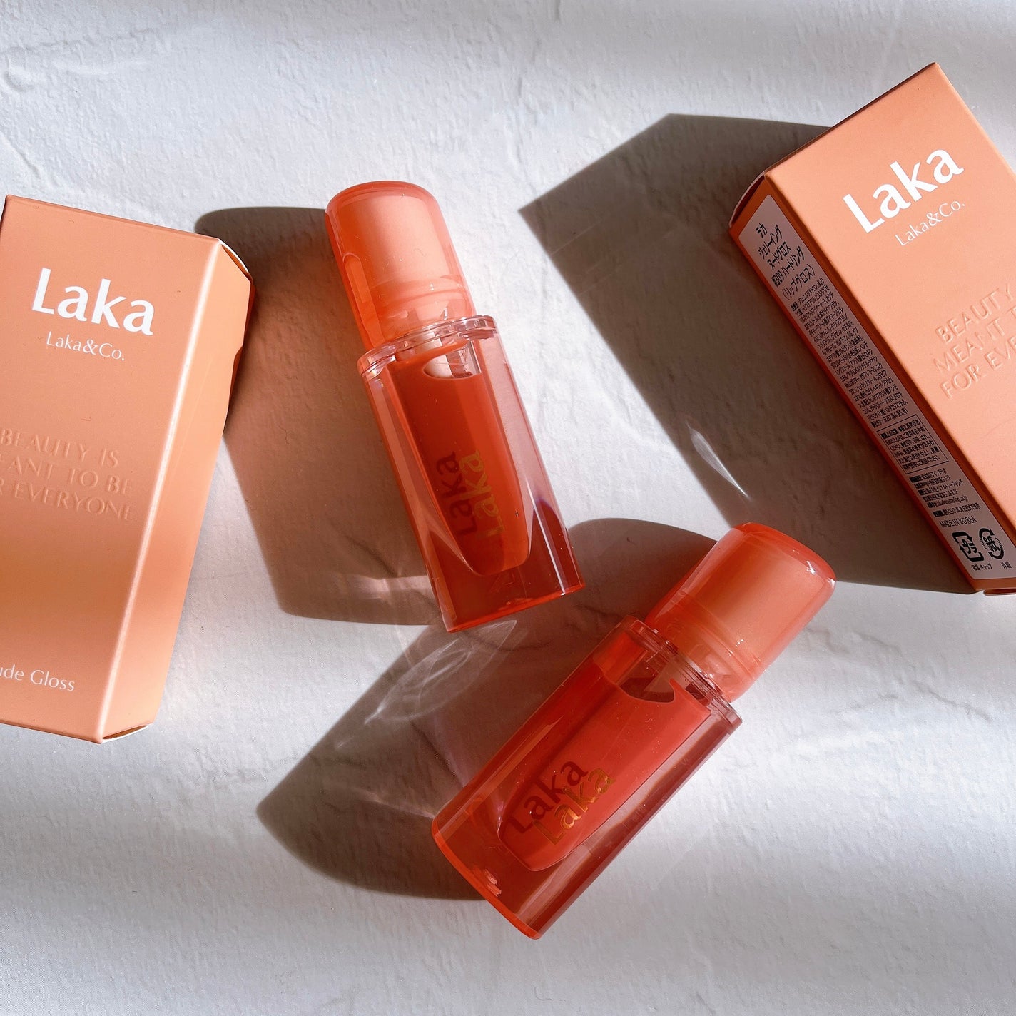 ジェリーイングヌードグロス/Laka/リップグロスを使ったクチコミ(4枚目)