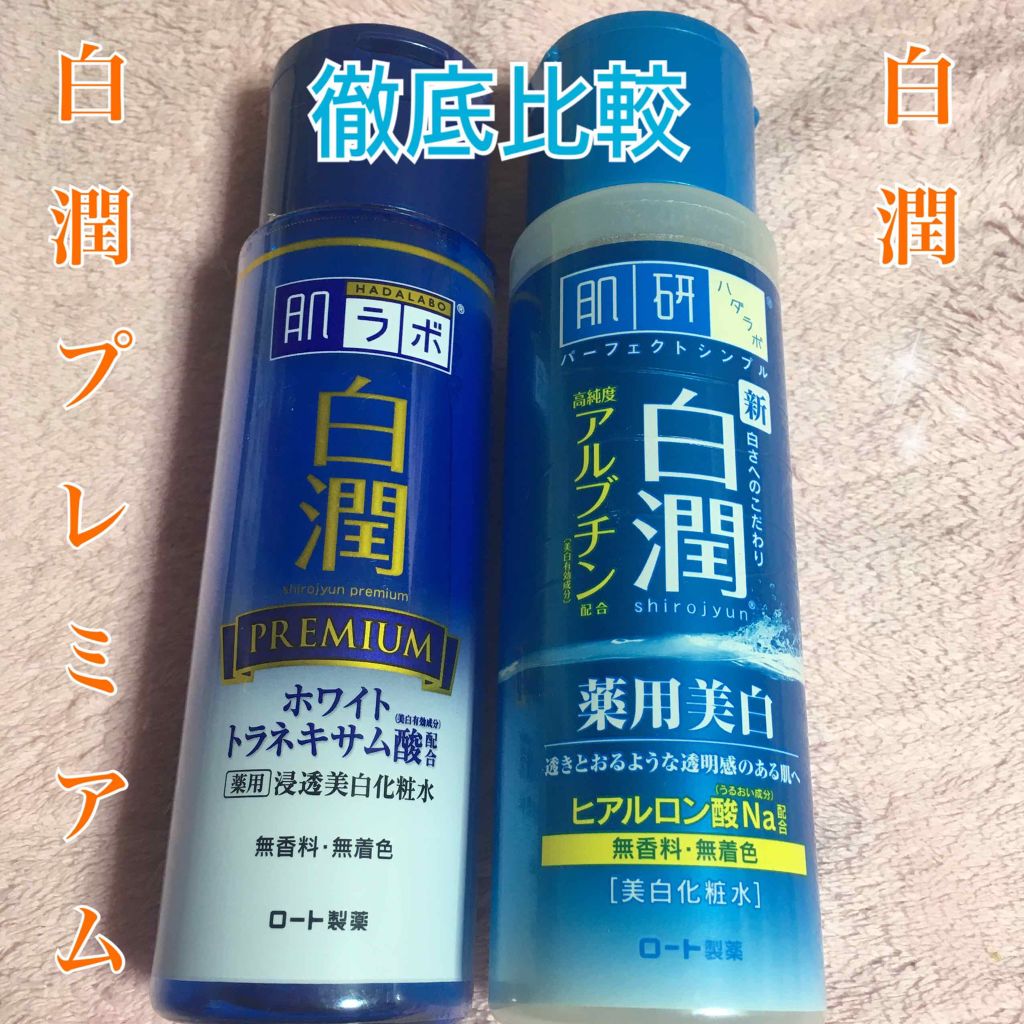 白潤プレミアム 薬用浸透美白化粧水/肌ラボ/化粧水を使ったクチコミ(1枚目)
