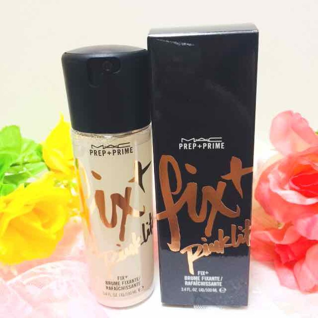 プレップ プライム フィックス+ ゴールドライト／ピンクライト/M・A・C/ミスト状化粧水を使ったクチコミ（1枚目）