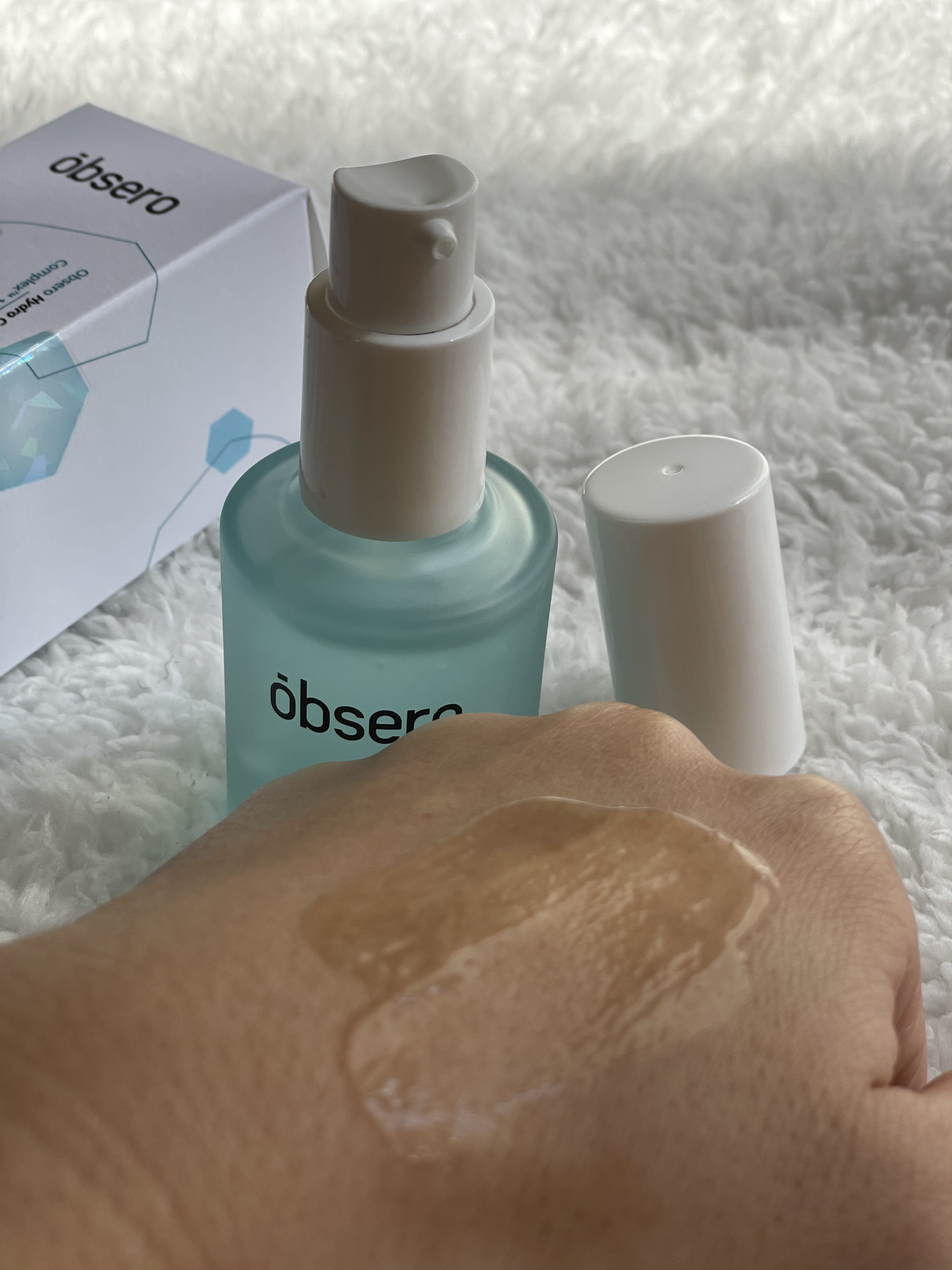 グリーンカーミングブルーレーションクリーンアンプル/obsero/美容液を使ったクチコミ（3枚目）