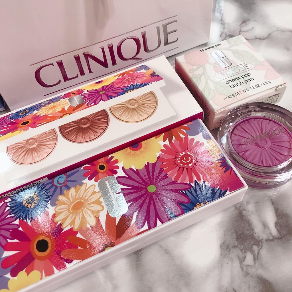 クリニーク チーク ポップ フラワー パレット/CLINIQUE/パウダーチークを使ったクチコミ(2枚目)