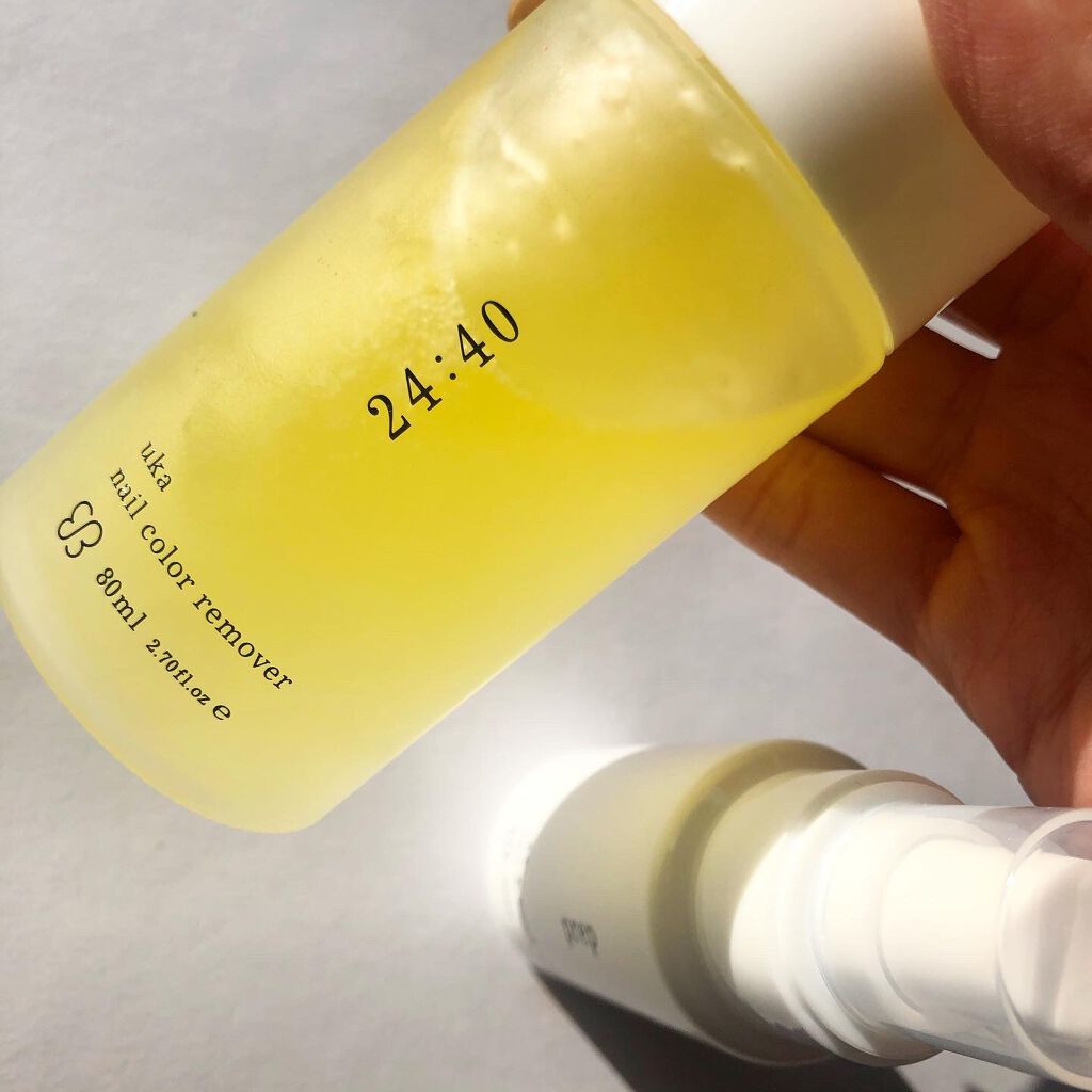 ネイルカラー リムーバー ニイヨンヨンゼロ/uka/除光液を使ったクチコミ(4枚目)