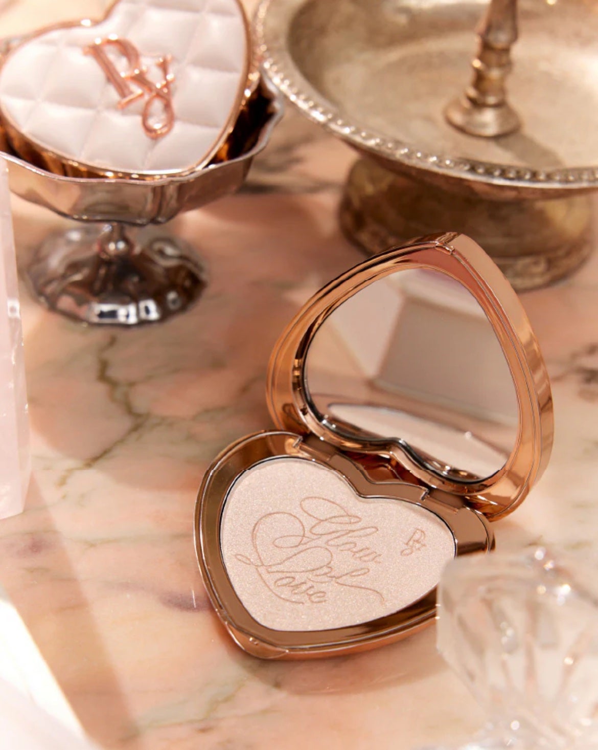 グロウオブラブハイライター/Peony/パウダーハイライトを使ったクチコミ(3枚目)