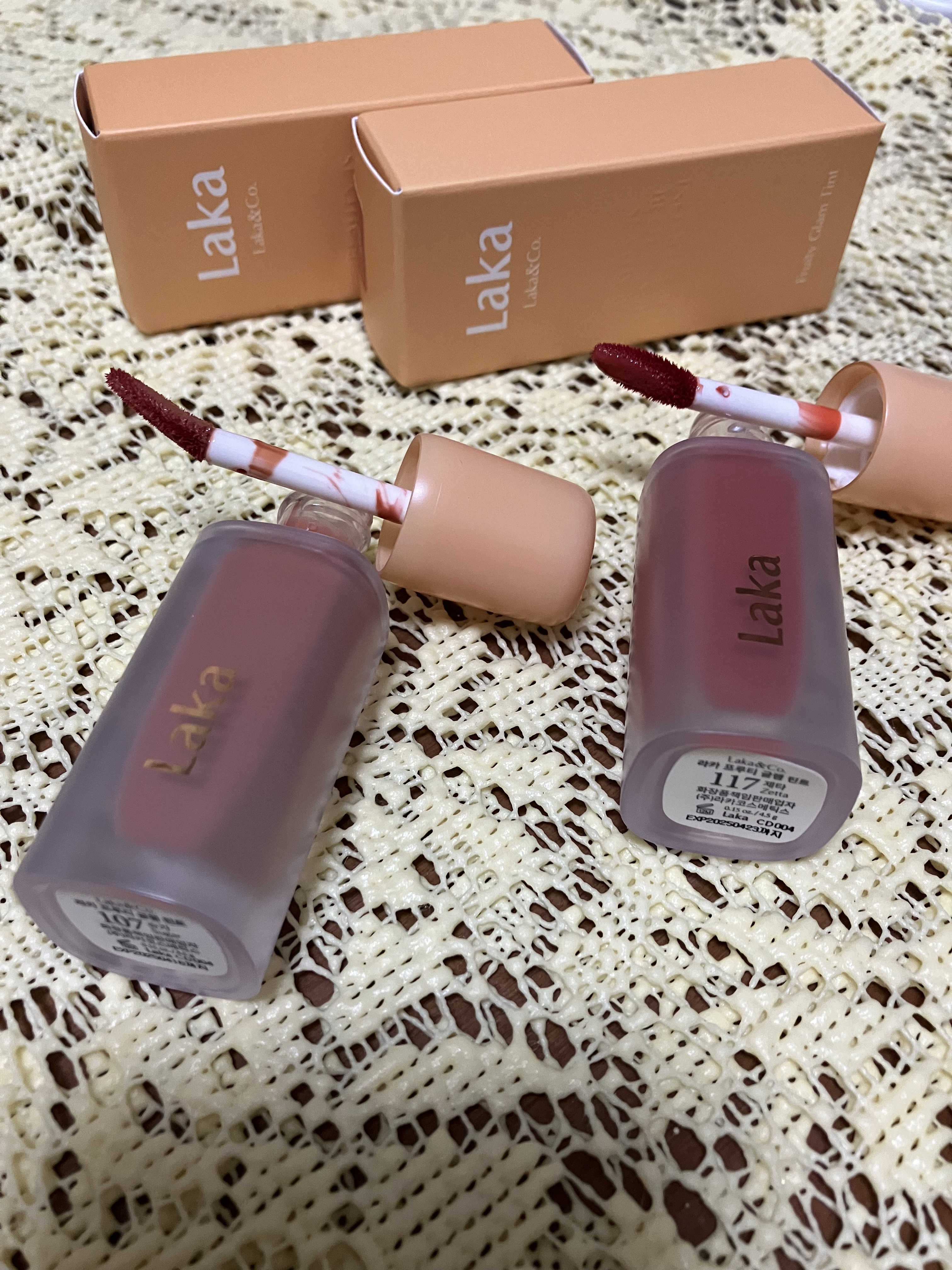 フルーティーグラムティント/Laka/リップティントを使ったクチコミ（2枚目）