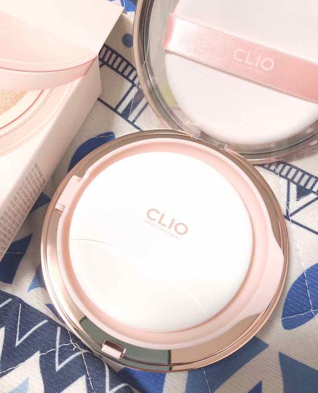 ビッグオーロラグロークッション/CLIO/クッションファンデーションを使ったクチコミ（2枚目）