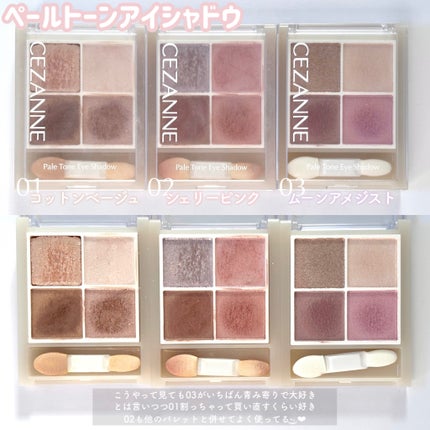 ベージュトーンアイシャドウ/CEZANNE/アイシャドウパレットを使ったクチコミ(6枚目)