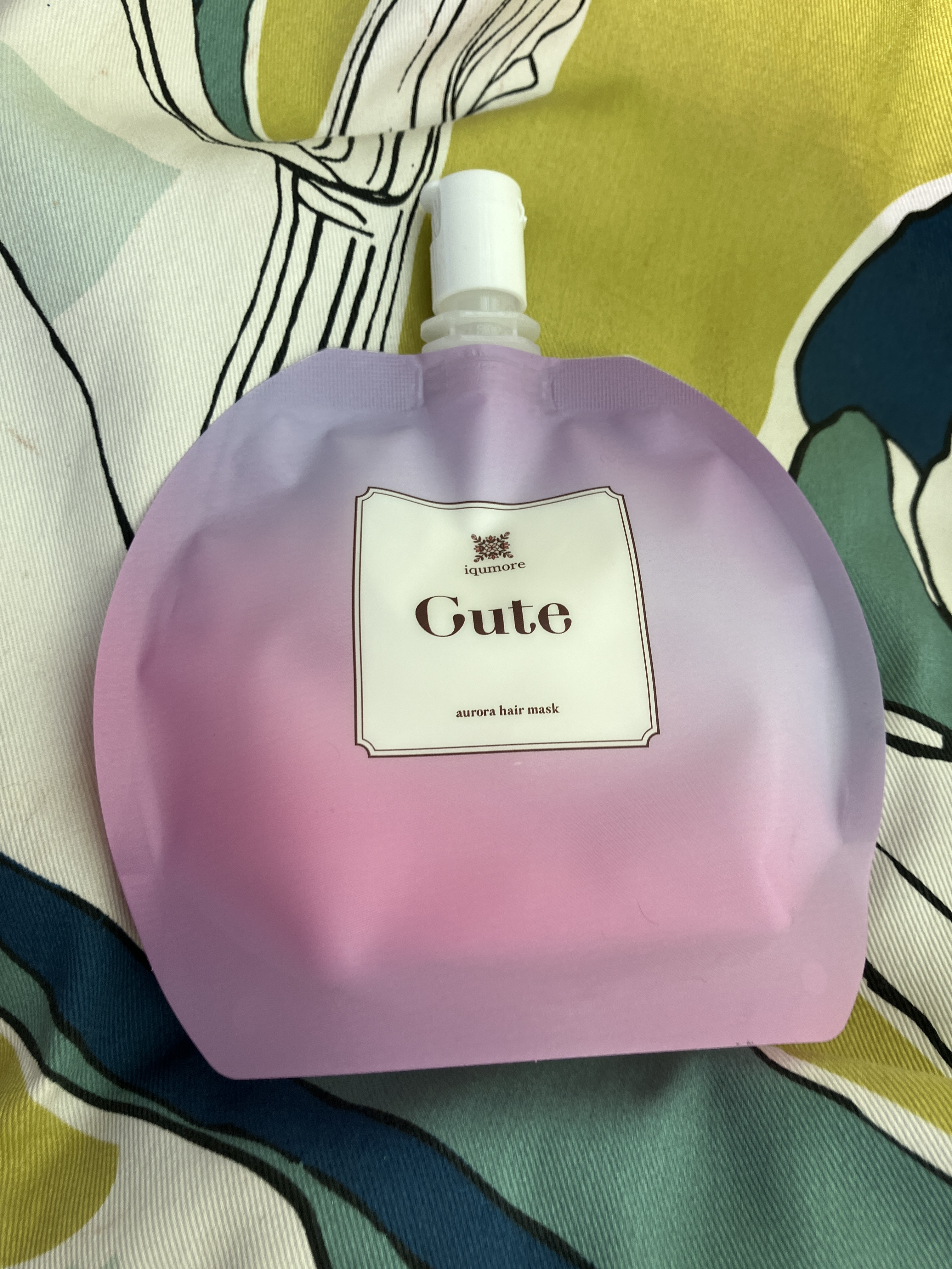 イクモアキュートオーロラヘアマスク/iqumore/ヘアマスク・ヘアパックを使ったクチコミ（1枚目）