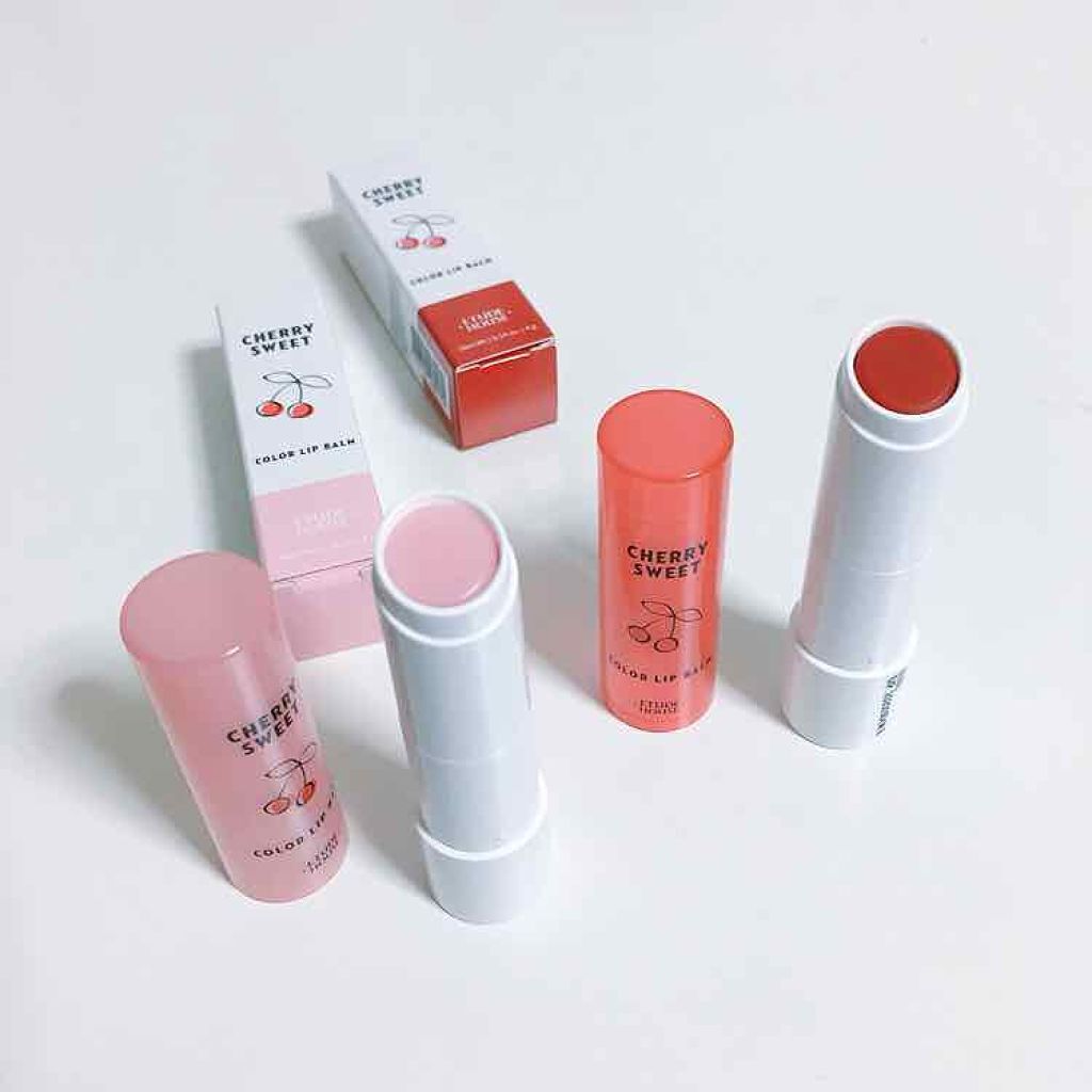 チェリースイート カラーリップバーム/ETUDE/口紅を使ったクチコミ(1枚目)