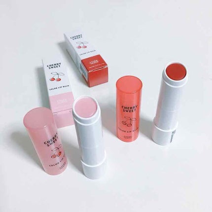 チェリースイート カラーリップバーム/ETUDE/口紅を使ったクチコミ(1枚目)
