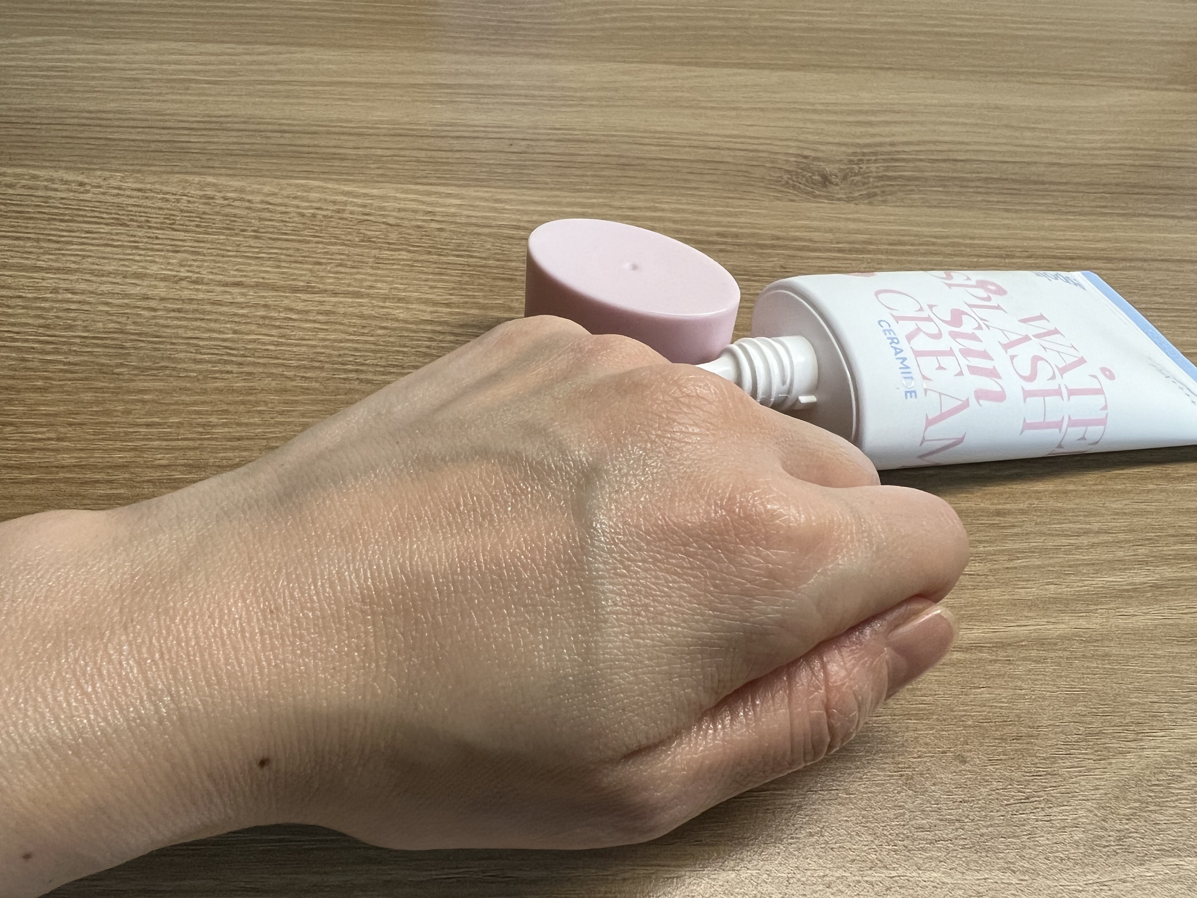 ウォータースプラッシュサンクリーム セラミド/espoir/日焼け止めクリームを使ったクチコミ（3枚目）