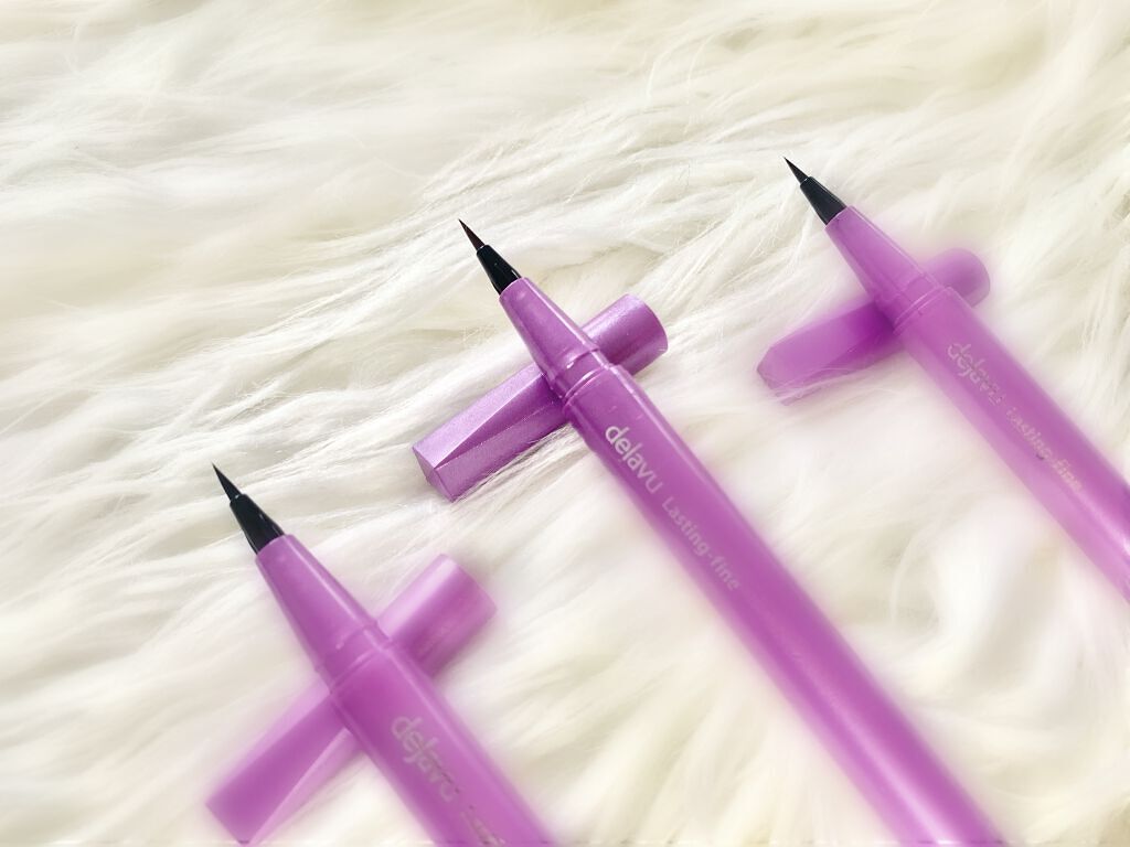 「密着アイライナー」ショート筆リキッド/デジャヴュ/リキッドアイライナーを使ったクチコミ（2枚目）