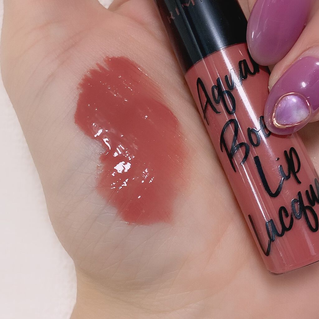 アクアリィ ブースト リップラッカー/リンメル ロンドン/リップグロスを使ったクチコミ(3枚目)