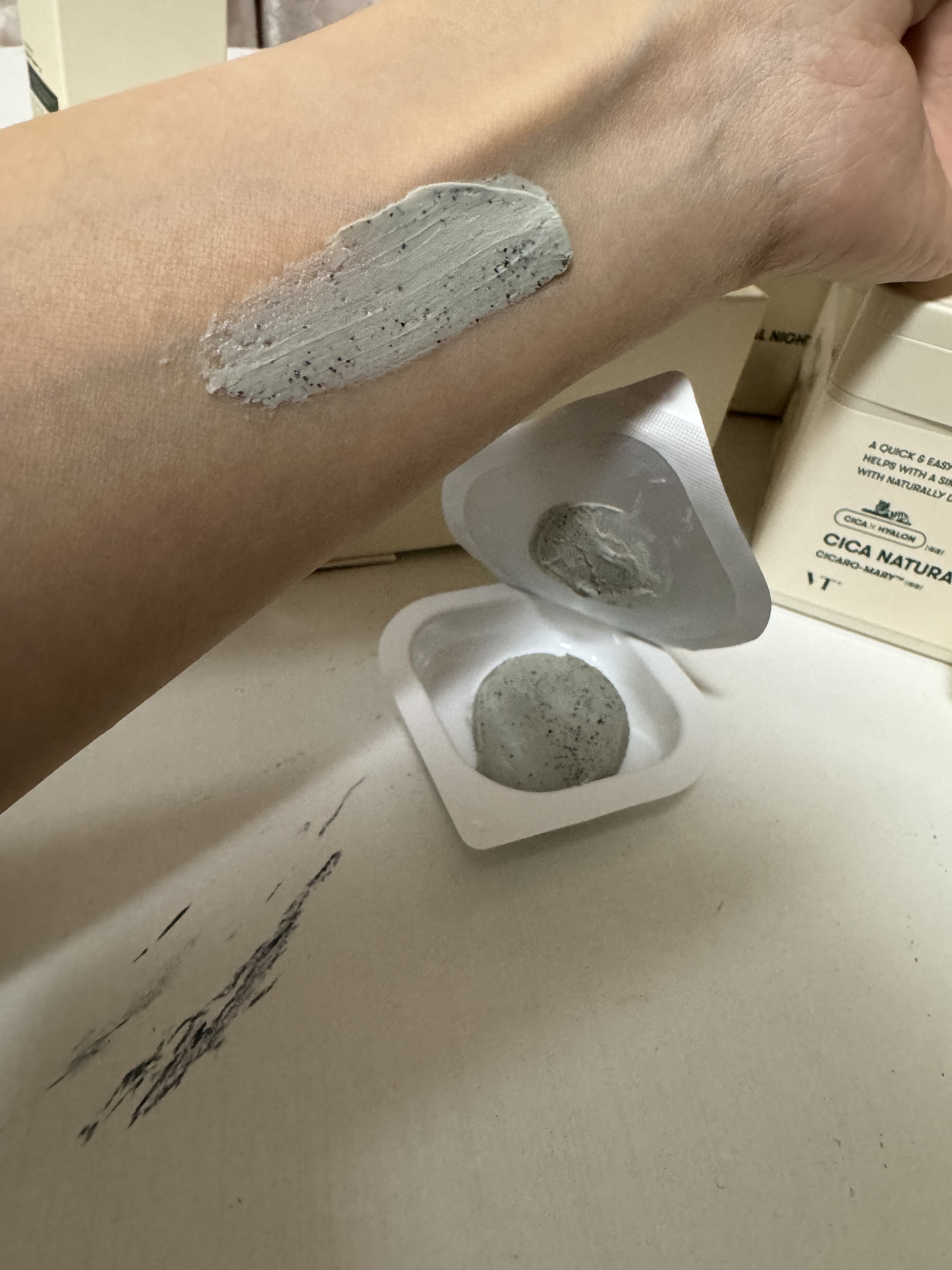 シカナチュラル カプセルマスク/VT/洗い流すパック・マスクを使ったクチコミ（3枚目）