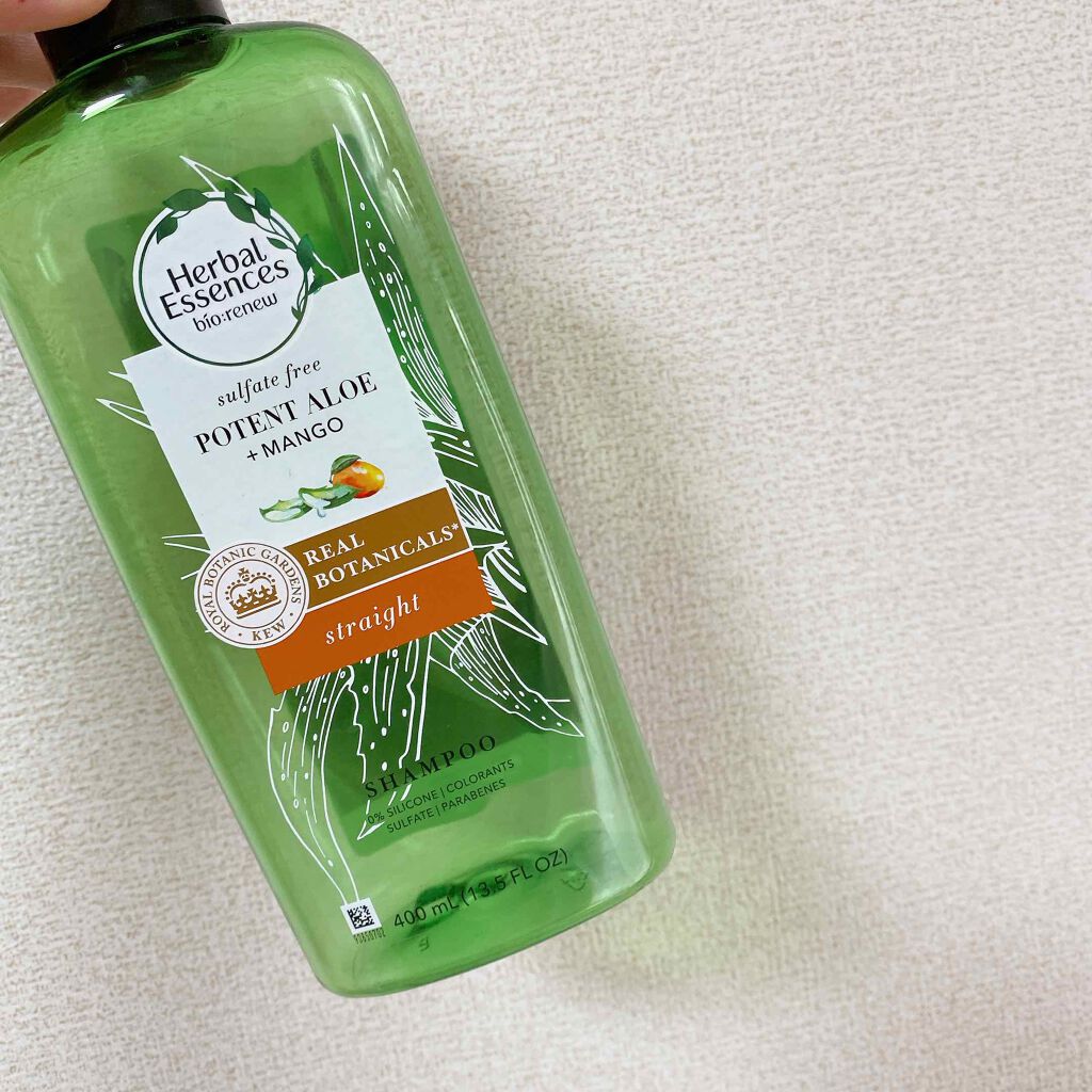 ビオリニュー アロエ&マンゴー シャンプー/コンディショナー/ハーバルエッセンス/市販シャンプーを使ったクチコミ(1枚目)