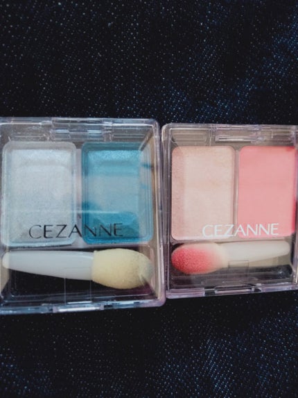 ツーカラー アイシャドウ ラメシリーズ/CEZANNE/アイシャドウパレットを使ったクチコミ(1枚目)