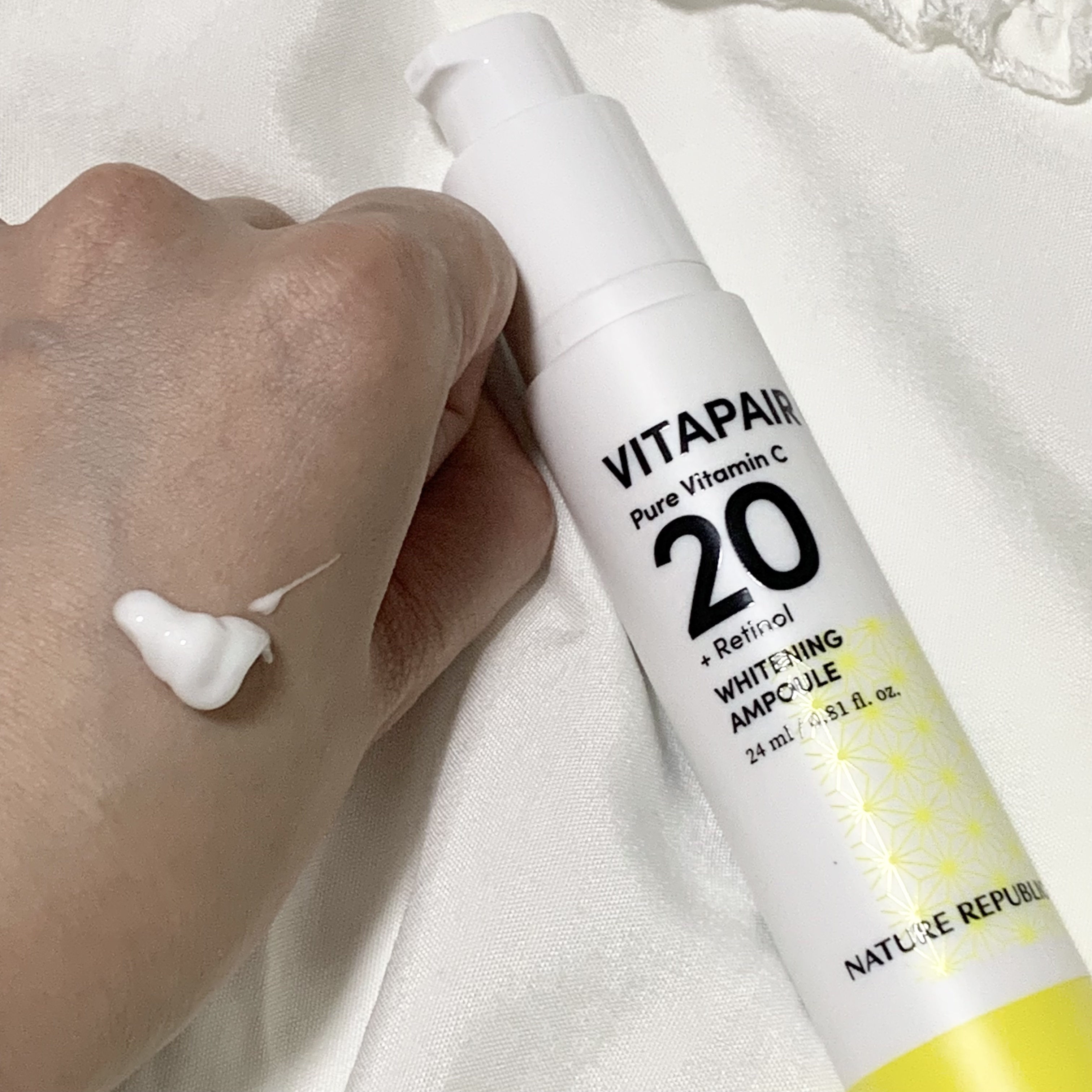 ビタペアC 美容液パッド/ネイチャーリパブリック/トナーパッドを使ったクチコミ（2枚目）