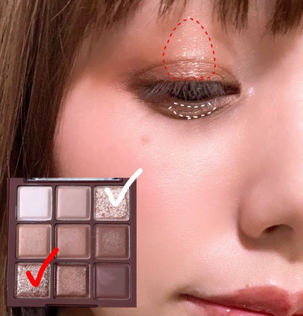 シャドウパレット/dasique/アイシャドウパレットを使ったクチコミ(5枚目)