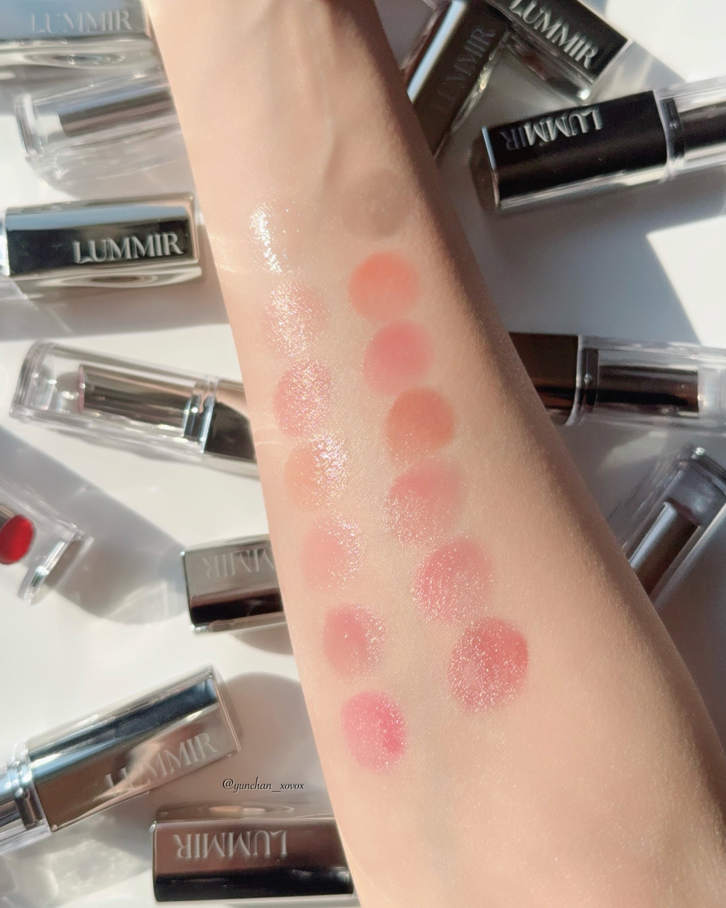 MELTING FIT SHINE BALM/Lummir/口紅を使ったクチコミ(3枚目)