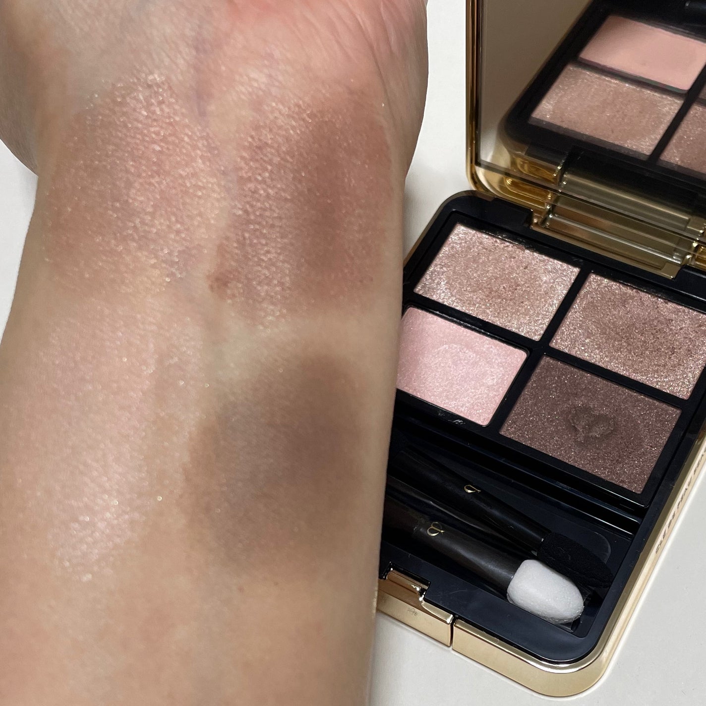 オンブルクルールクアドリ/クレ・ド・ポー ボーテ/アイシャドウパレットを使ったクチコミ(3枚目)