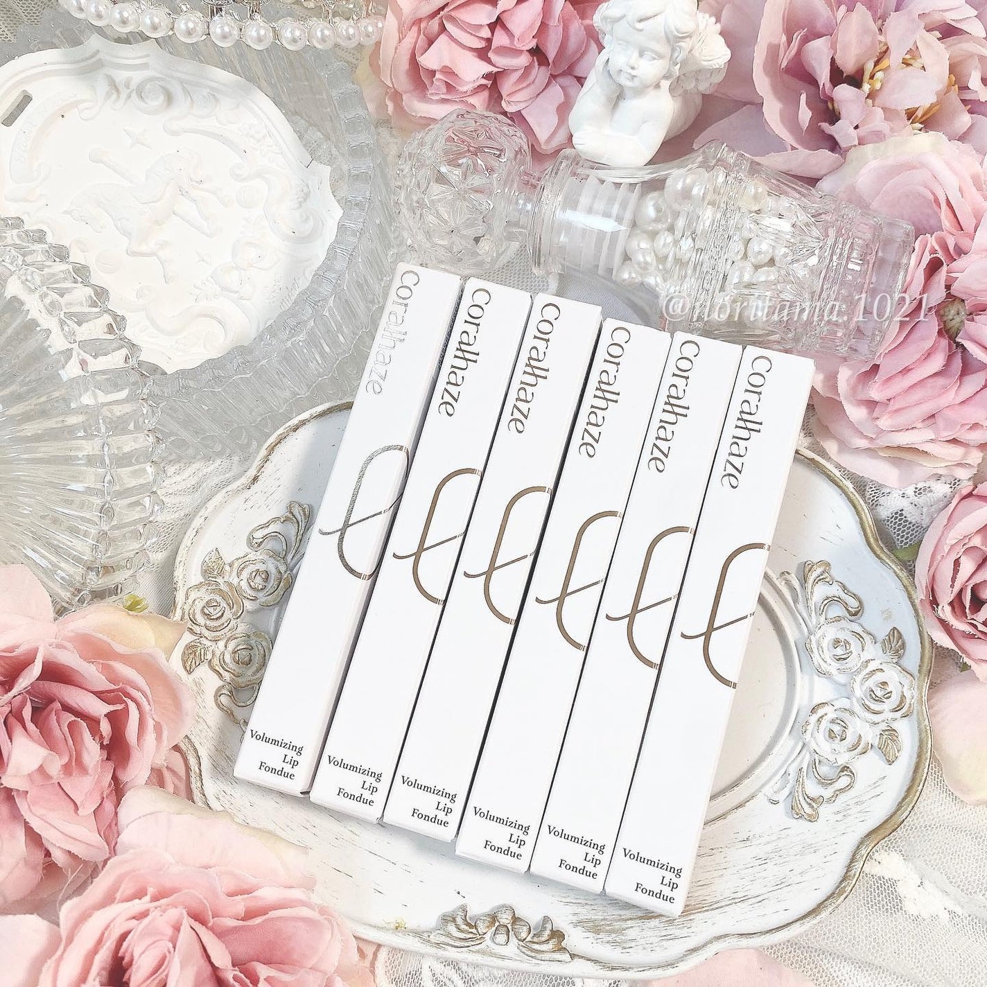 ボリューマイジングフォンデュリップ/Coralhaze/口紅を使ったクチコミ(8枚目)