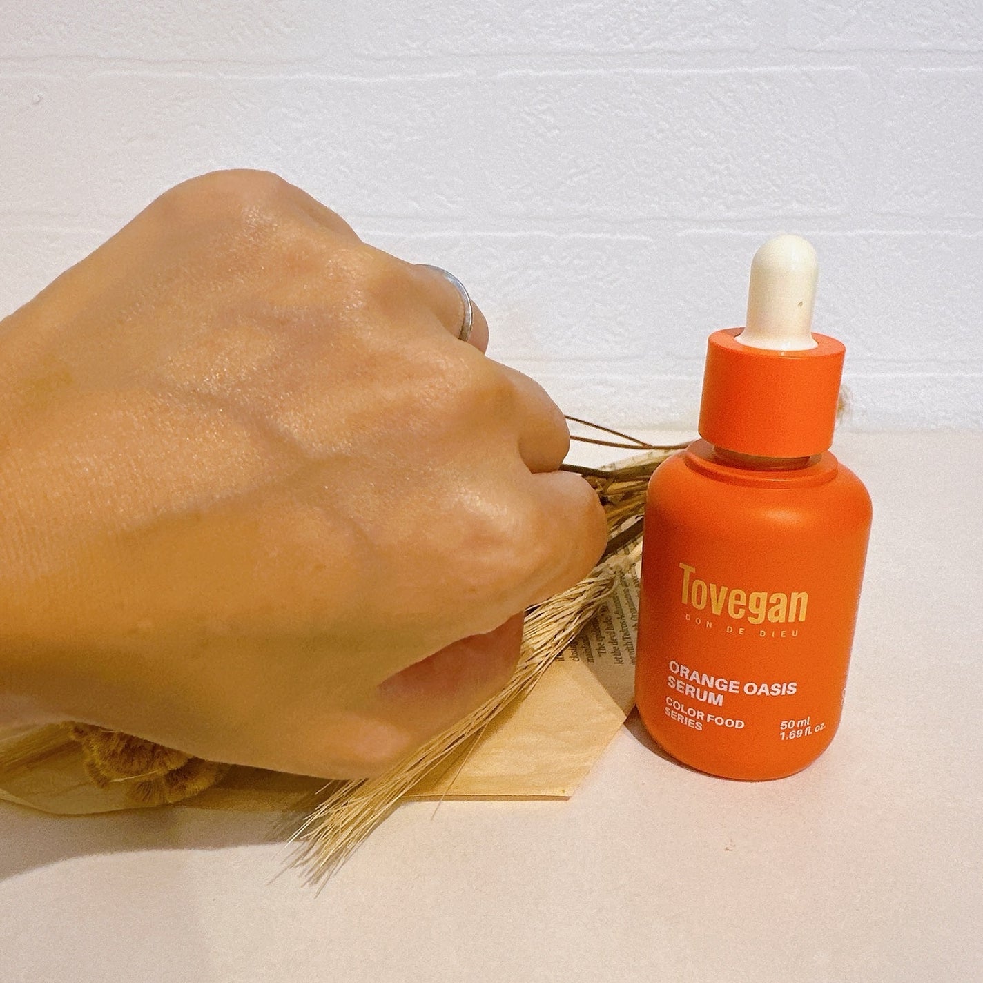カラーフードシリーズオレンジオアシスセラム/Tovegan/美容液を使ったクチコミ(3枚目)