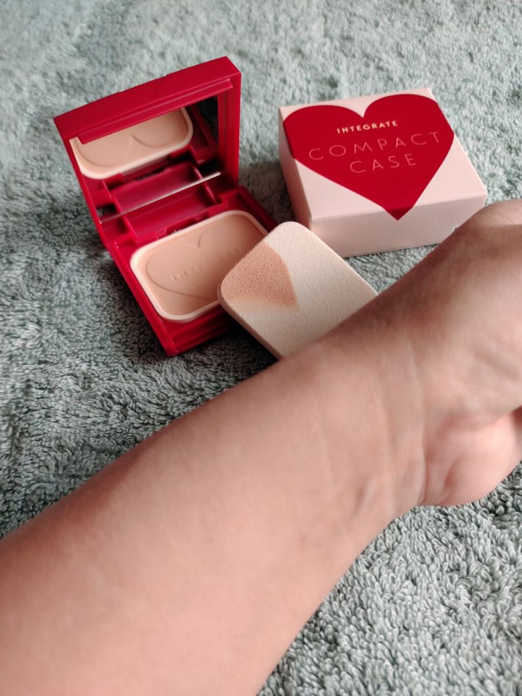 プロフィニッシュファンデーション/インテグレート/パウダーファンデーションを使ったクチコミ(3枚目)