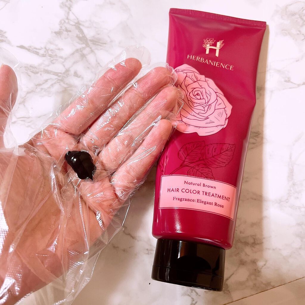 れいか on LIPS 「ハーバニエンス ヘアカラートリートメント(ナチュラルブラウン)..」(2枚目)