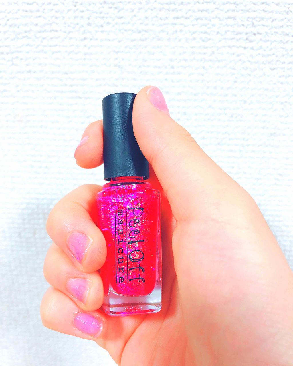 ピールオフマニキュア/キャンドゥ/マニキュアを使ったクチコミ(1枚目)