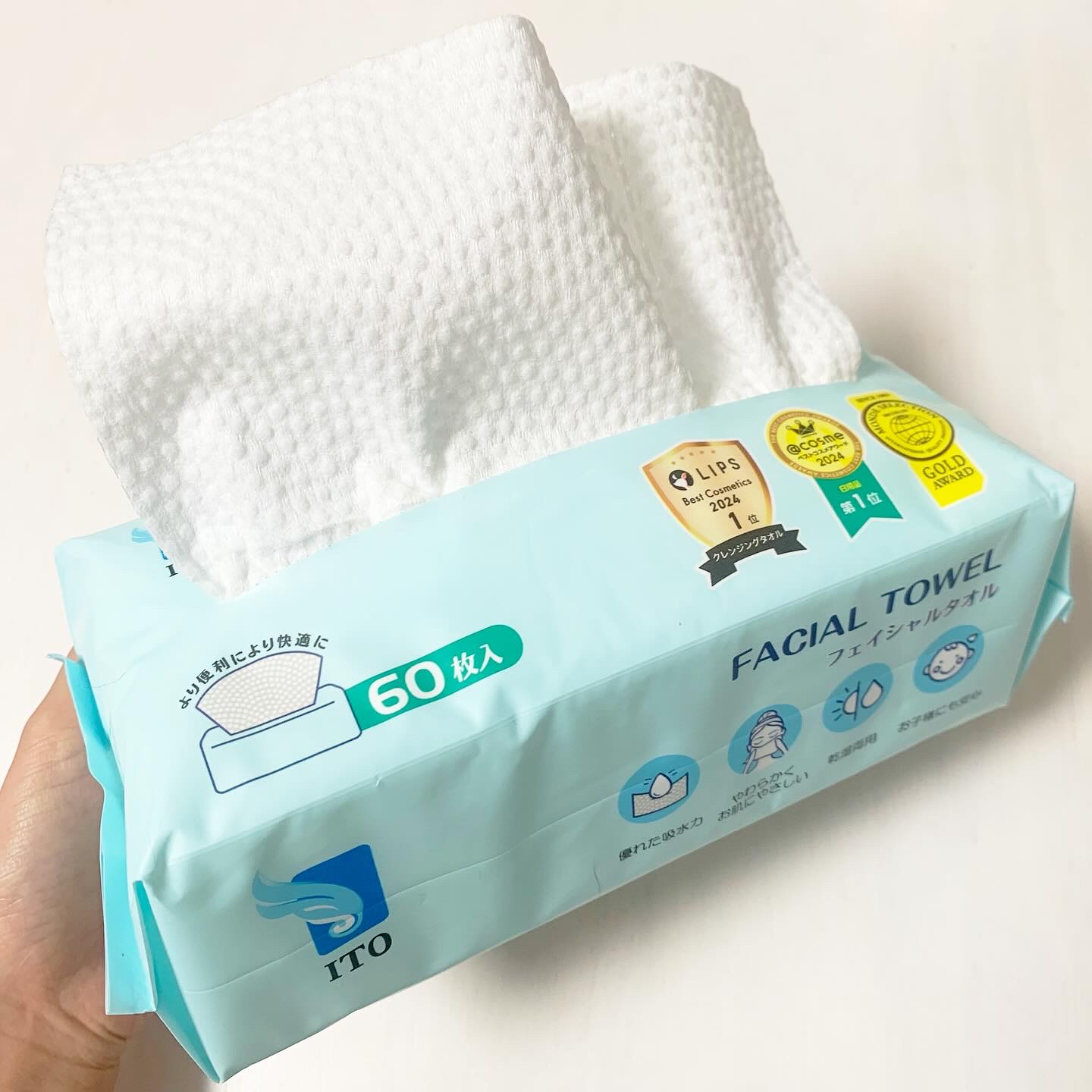 ITOフェイシャルタオル/ITO/クレンジングタオルを使ったクチコミ（1枚目）