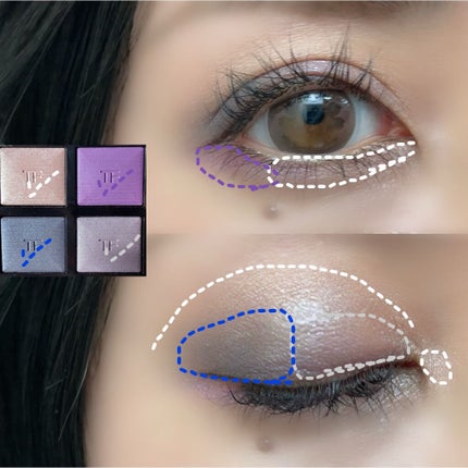 アイ カラー クォード/TOM FORD BEAUTY/アイシャドウパレットを使ったクチコミ(3枚目)