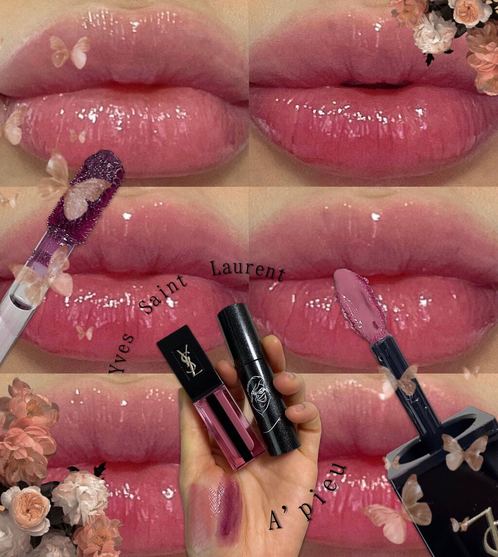 ルージュ ピュールクチュール ヴェルニ ウォーターステイン/YVES SAINT LAURENT BEAUTE/口紅を使ったクチコミ(1枚目)