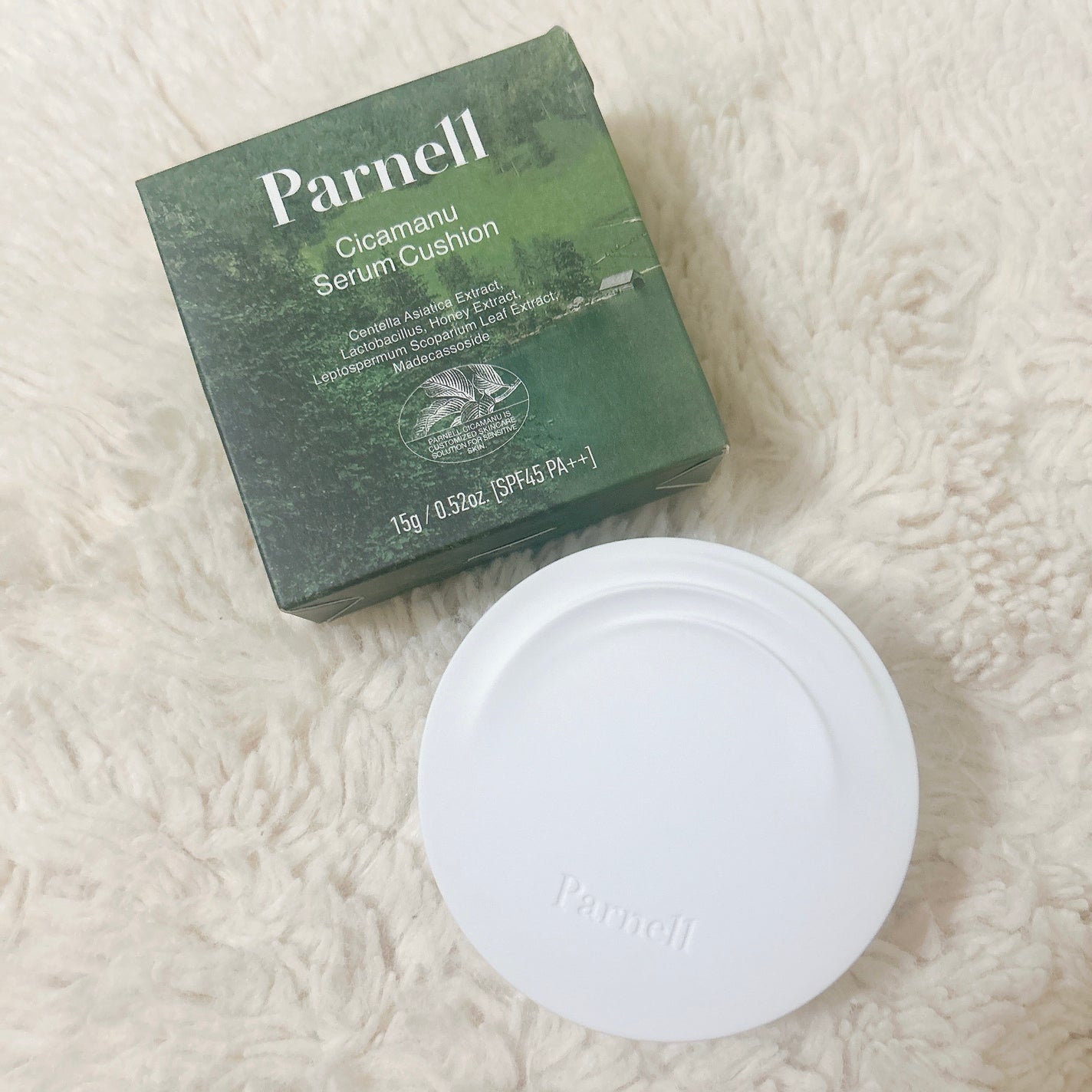 シカマヌ セラム クッションファンデ/parnell/クッションファンデーションを使ったクチコミ(1枚目)