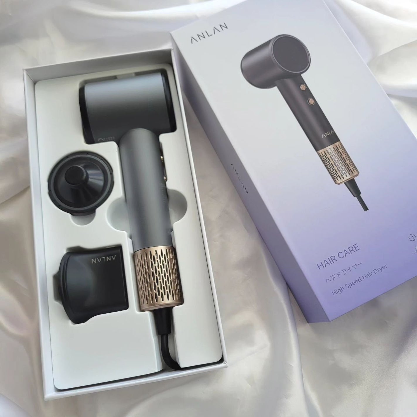 ダブルケアドライヤー/ANLAN/ドライヤーを使ったクチコミ(8枚目)