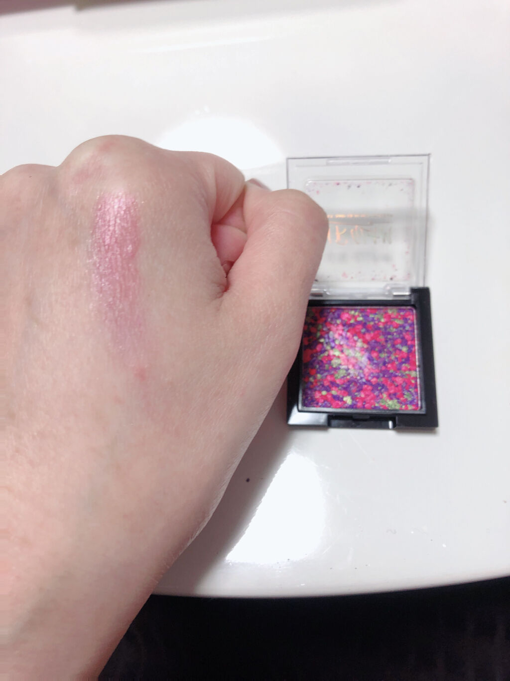 UR GLAM　MARBLE EYESHADOW/U R GLAM/単色アイシャドウを使ったクチコミ（2枚目）