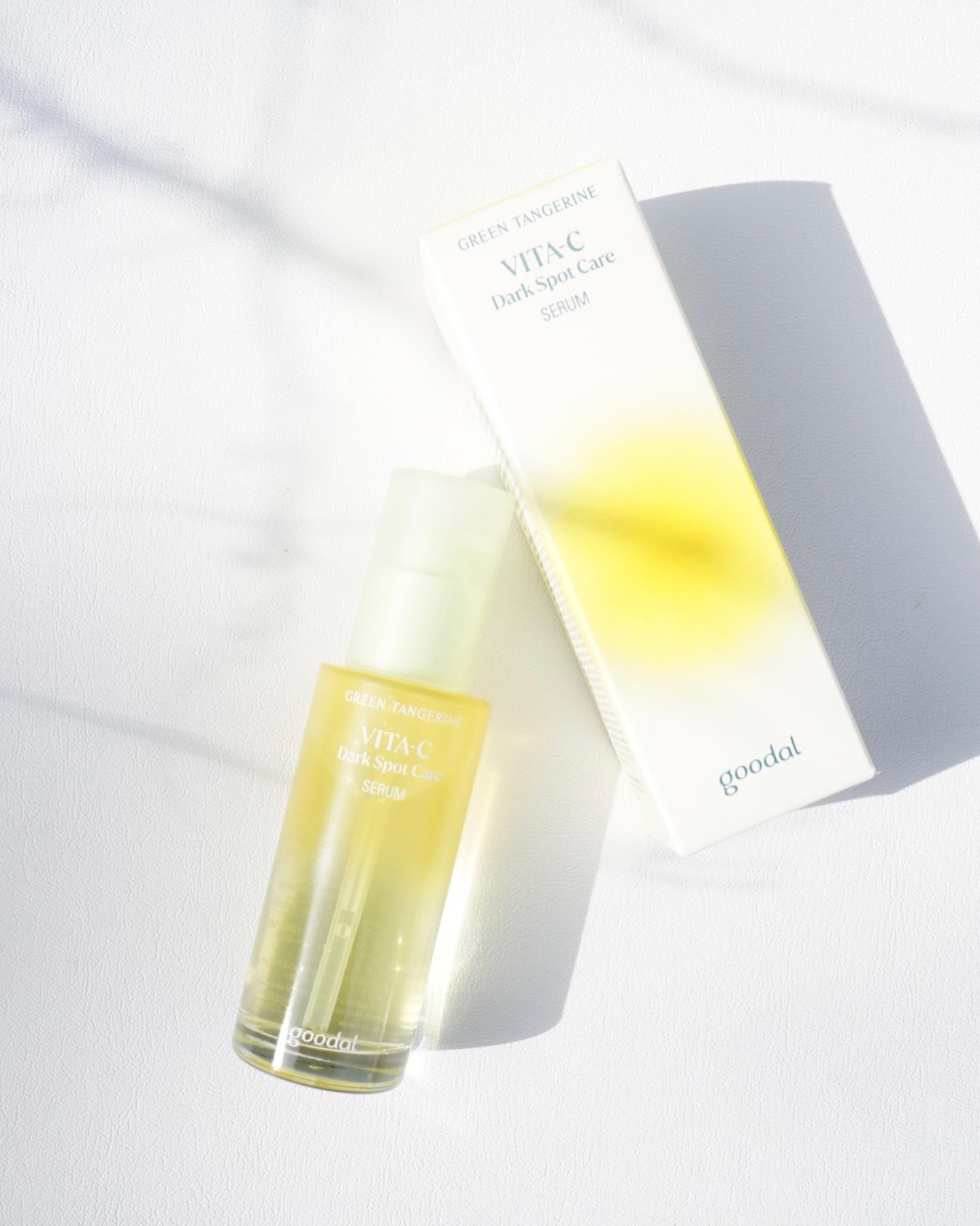 グリーンタンジェリン ビタC ダークスポットケアセラム/goodal/美容液を使ったクチコミ（1枚目）