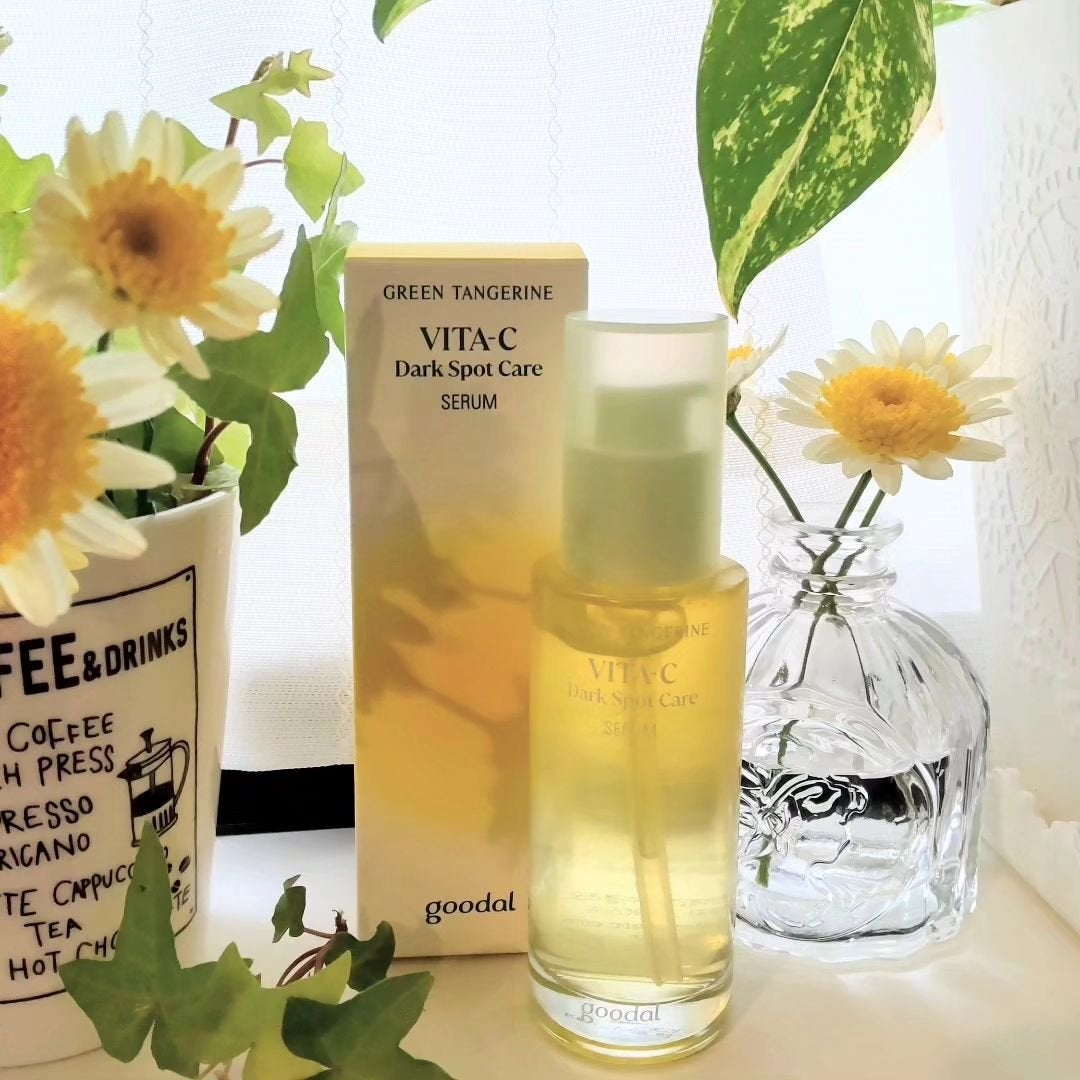 グリーンタンジェリン ビタC ダークスポットケアセラム/goodal/美容液を使ったクチコミ(2枚目)