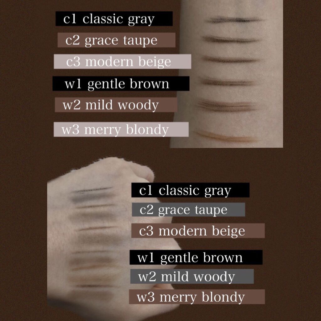 HAN ALL SHARP BROW C2 GRACE TAUPE/rom&nd/アイブロウペンシルを使ったクチコミ（3枚目）