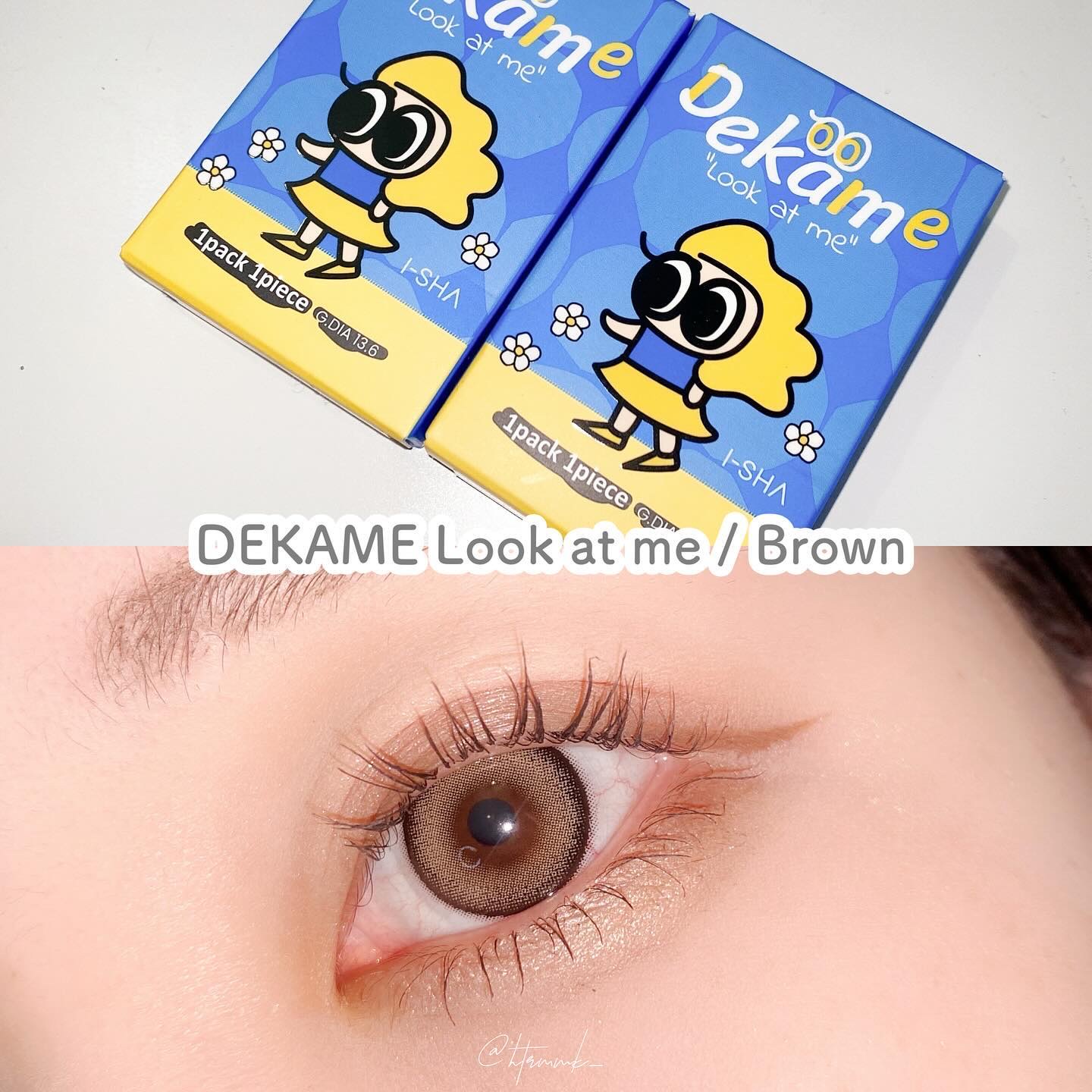 I-SHA DEKAMEシリーズから新作カラコンが発売✨️

💜レンズスペック

○DIA:14.5mm
○GDIA:13.6mm
○BC:8.6mm
○含水率:40%
○使用期間:3-6month

じゅわっと染み込むように馴染む明るい