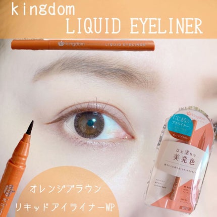 リキッドアイライナーWP		/キングダム/リキッドアイライナーを使ったクチコミ(1枚目)