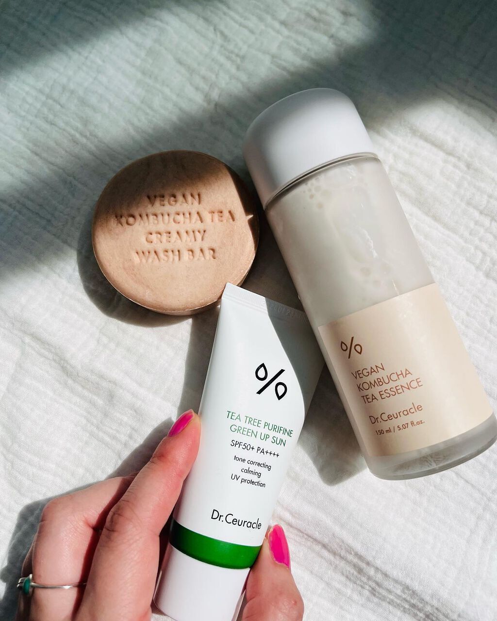 ヴィーガンコンブチャティークリーミーウォッシュバー/Dr.Ceuracle/洗顔石鹸を使ったクチコミ（1枚目）