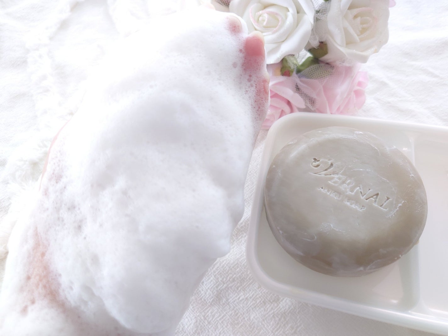 アンク ソープ/ヴァーナル/洗顔石鹸を使ったクチコミ(3枚目)