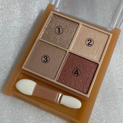 ベージュトーンアイシャドウ/CEZANNE/アイシャドウパレットを使ったクチコミ(3枚目)
